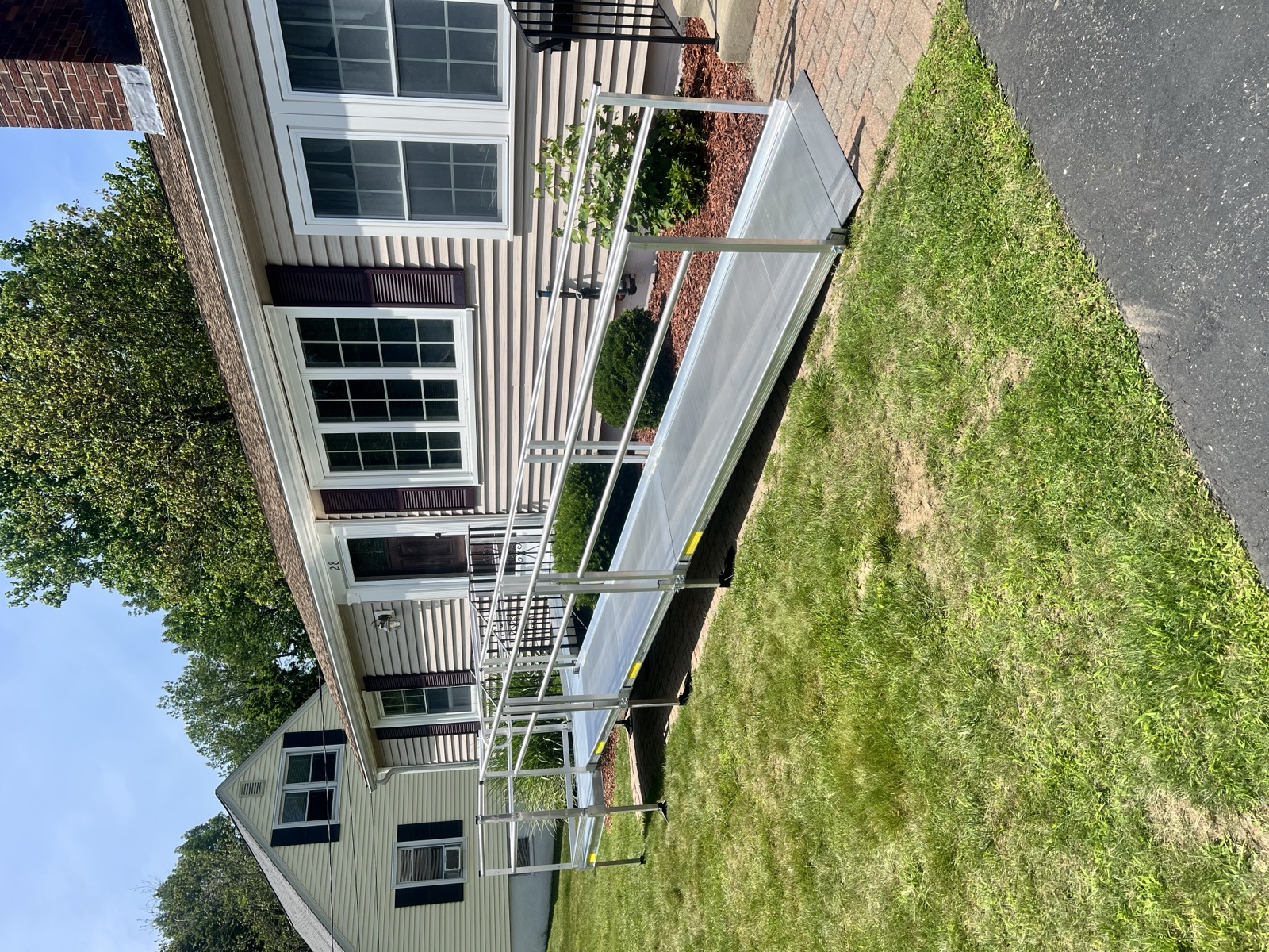 Wheelchair ramp installation