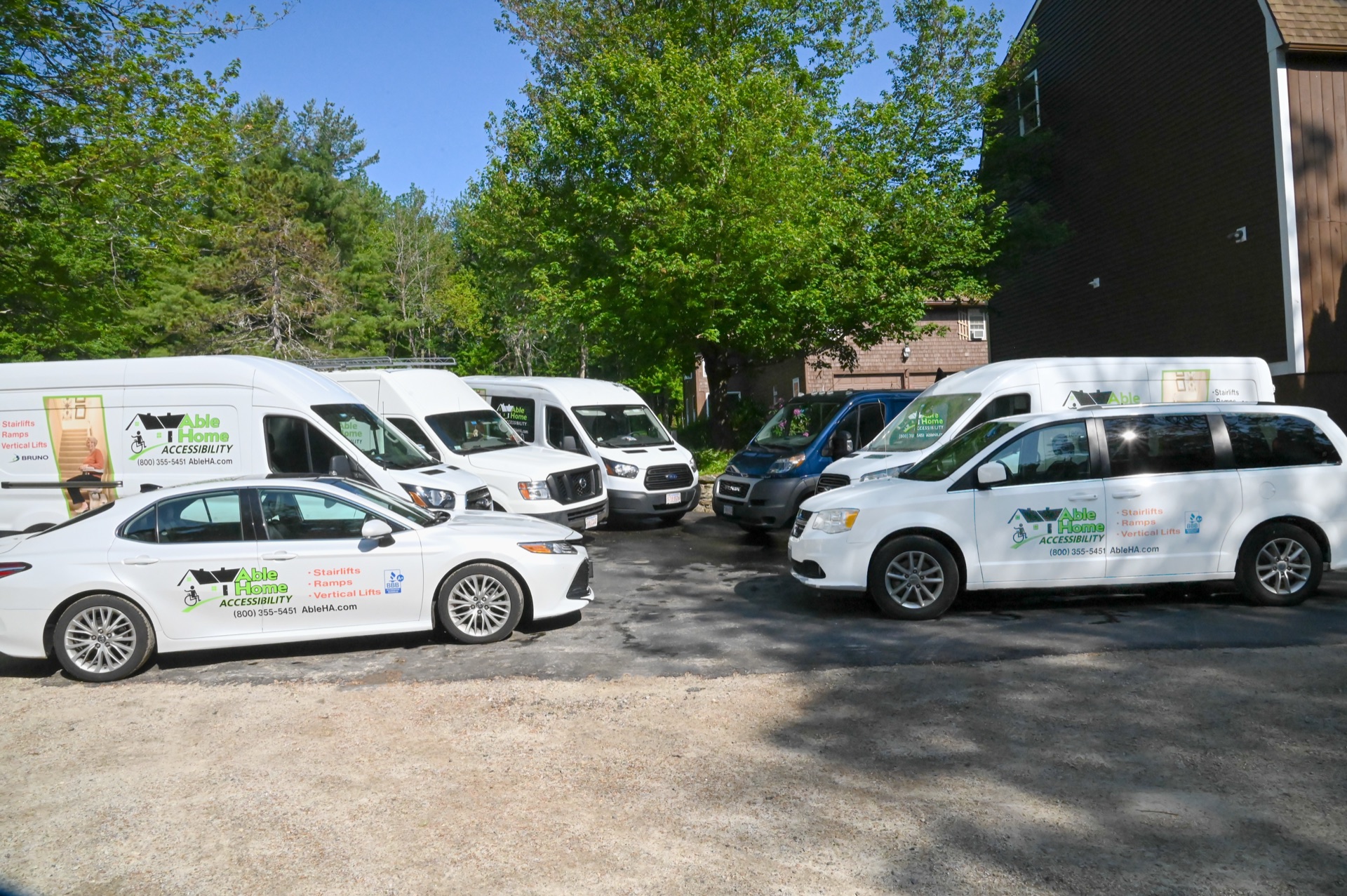 Able Home service vehicles